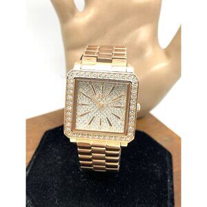 JBW Women's Watch J6387B Cristal Swiss Quartz Rose Gold Diamond Swarovski 28mm